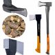 Fiskars Axt 44,4 cm 1,1 kg + Bradas Axt 80 cm 2 kg