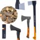 Spaltäxte, Zimmermannsäxte Fiskars Axt 70,9 cm 1,6 kg + Bradas Axt 39 cm 1 kg