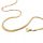  Goldene Schlangenkette aus Chirurgenstahl