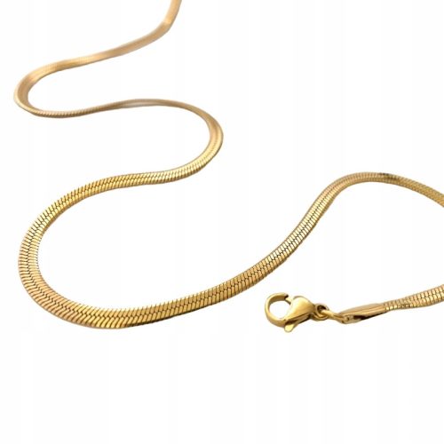  Goldene Schlangenkette aus Chirurgenstahl