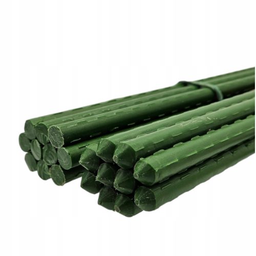 Gartenpfähle für Pflanzen Bradas-Stange, beschichteter Stahl, 180 cm x 1,1 mm, 10 Stk.