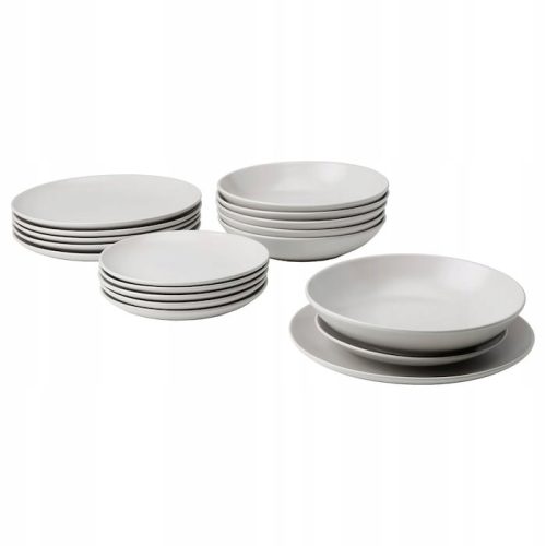 Abendessenservice Ikea Tafel- und Kaffeeservice, 18-tlg.