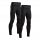  DANISH ENDURANCE Herren-Kompressionsstrumpfhosen, thermoaktive Leggings, 2er-Pack, L