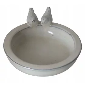  Vogeltränke, Creme, Keramik, 29 cm