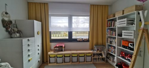 Einfache Mini-Jalousien Halbtransparentes Rollo 200 cm x 110 cm