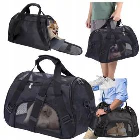  Lewer Transporter 47 cm x 25 cm x 28,5 cm schwarz