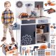  Große Holzwerkstatt + Werkzeug und DIY-Box ZA4836