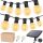 Gartenlichtergirlande Girlande FANSON 1030 cm solarne