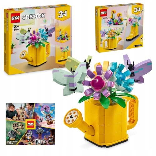  LEGO Creator 31149 Blumen in einer Gießkanne + LEGO KATALOG 2024 NEU