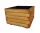  ZPD-Blumentopf 40 cm x 40 x 35 cm, Holz, Gelb- und Goldtöne