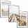 Bilder an der Wand 50x40 SET FRAME PAINTINGS POSTERS FRAME PAMPAS GRASS BEACH NATURE BOHO
