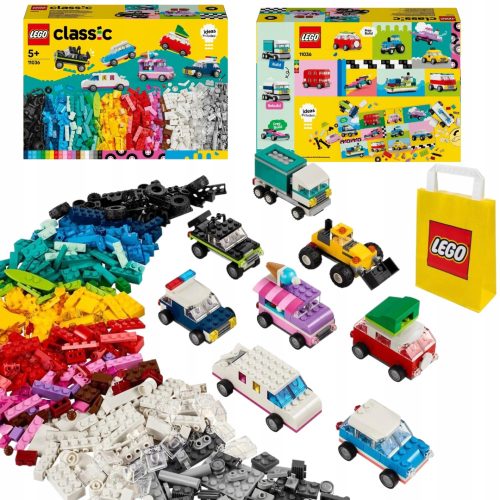  LEGO Classic 11036 Kreativfahrzeuge + VP-Papiertüte LEGO 6315794 Groß