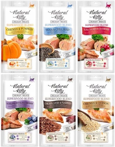  Leichtes Leckerli, für Fell und Haut, natürlich Natural Kitty 50 g