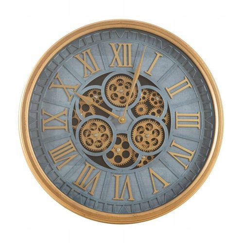 Uhr für zu Hause Eurofirany-Wanduhr, Blautöne, 51 cm