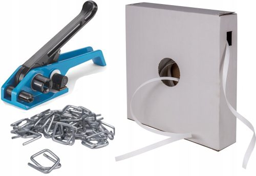 12 mm PP-Klebebandspanner-Umreifungswerkzeug-Set