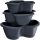  Set Prosperplast Blumentöpfe 47 x 47 x 40,5 cm, schwarz