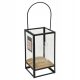  H&S Dekoration Metalllaterne 21 cm