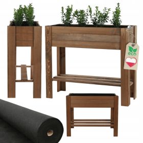  Mini-Gewächshaus 34 cm x 80 cm aus Holz