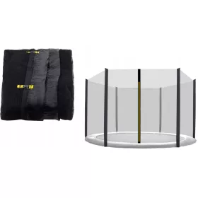 Aga 150-6 Trampolinnetz, schwarz, 150-155 cm