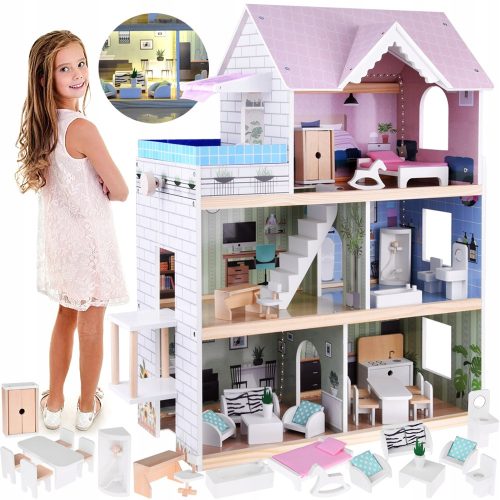  Puppenhaus Jokomisiada Holzhaus 81 cm