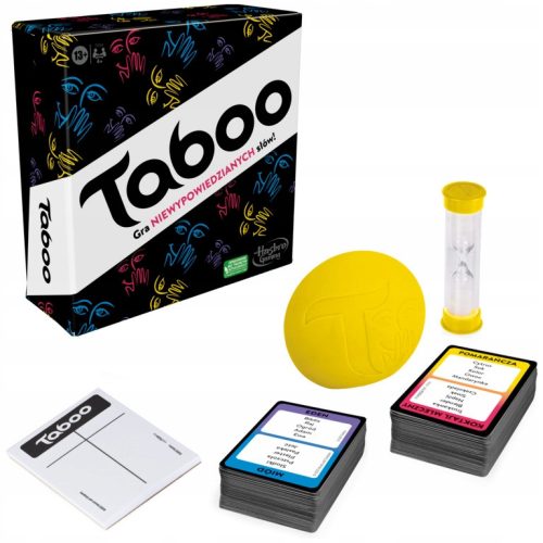  HASBRO Partyspiel Tabu, ein Spiel der unausgesprochenen Worte, polnische Version F5254