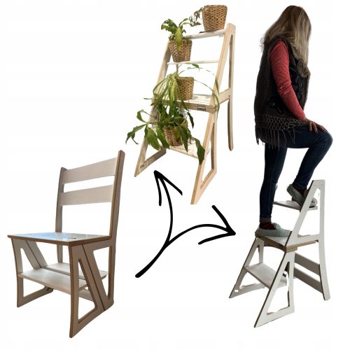 HOME SPIELZEUG Leiter 0,86 m Holz