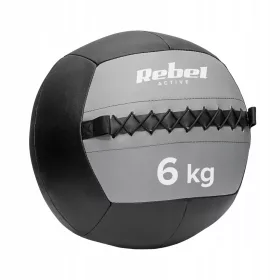  Rebel Leder-Rehabilitations-Medizinball für Übungen 6 kg