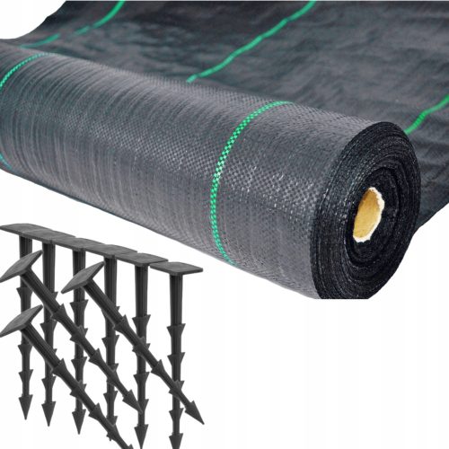 Agrartextil - Landwirtschaftliches Mulchgewebe (Anti-Unkraut) Bradas schwarz 60 x 10000 cm 70 g/m²