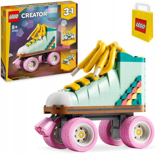  LEGO Creator 3 in 1 31148 Retro-Rollschuhe + LEGO Papiertüte