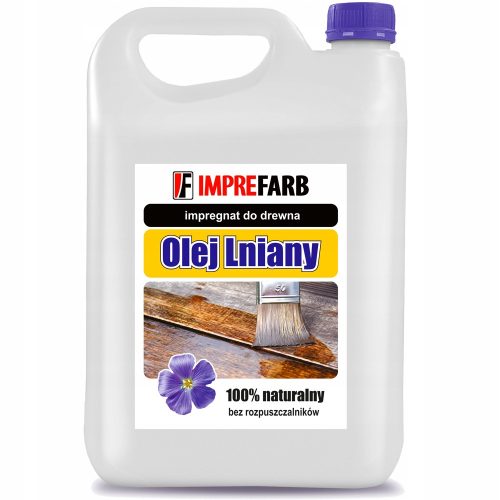 Leinöl-Holzimprägnierung 100 % natürlich 5L IMPREFARB