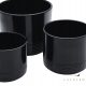 Töpfe und Pflanzgefäße für den Außenbereich und den Garten Griebling Blumentopf 20 cm x 24 x 20 cm Durchmesser 24 cm Keramik schwarz