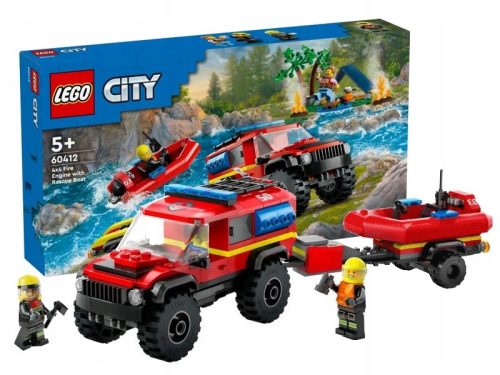60412 4X4-FEUERWEHRWAGEN MIT RETTUNGSBOOT