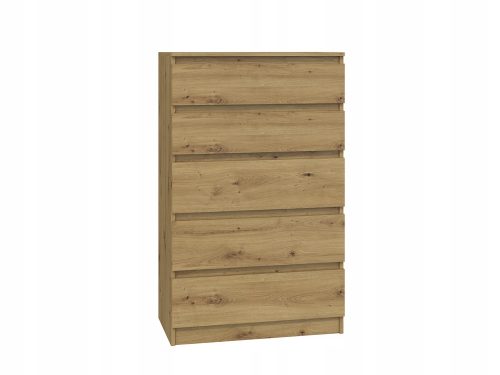  TopEshop MALWA Kommode 70 x 40 x 112 cm matte Artisan-Eiche
