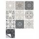 SELBSTKLEBENDE PATCHWORK-PLATTEN-PVC-FLIESEN SET MIT 10 STÜCK 20x20cm
