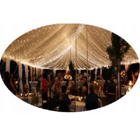  LED-Lichterkette 100 m, warme Farbe