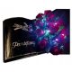  BUCH für Grab-LED-Dekoration RED ROSES BOOK schwarz mit silbernen Buchstaben
