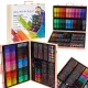  GROSSES KÜNSTLER-SET AUS HOLZ, MARKER, Buntstifte, Farben, LITTLE ARTIST, 251-tlg