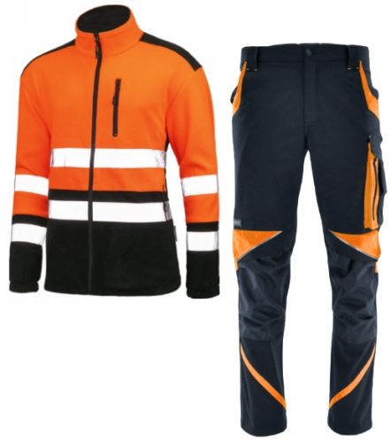 Keilor NEOFLEX lange Arbeitshose – ORANGE/REFUS Größe 46