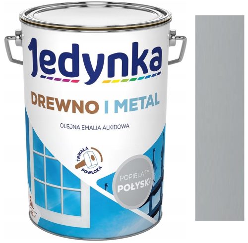  Öl-Phtal-Farbe für Holz Jedynka 5 l ASH BLUE glänzend