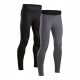 DANISH ENDURANCE Herren-Kompressionsstrumpfhosen, thermoaktive Leggings, 2er-Pack, XL