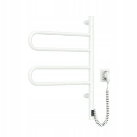 Elektrischer Badheizkörper Navin 128 W 480 x 600 mm weiß