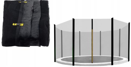 Aga 275OS8 Trampolinnetz, schwarz, 270-275 cm
