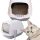  Geschlossene Katzentoilette mit Filter GRAU CAT14