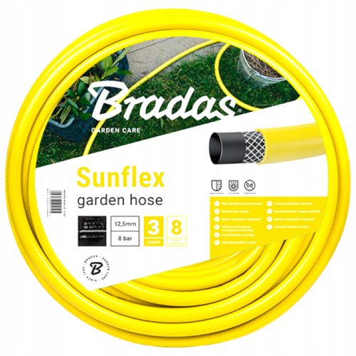 Bewässerungsschlauch - Bradas WMS3/425 Gartenschlauch 25 m PVC