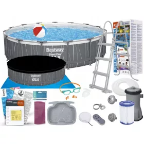 Bestway Rundrahmenpool 457 x 457 cm