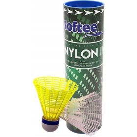   SOFTEE-Set Federbälle Nylon-Badminton-Federbälle 6-tlg. SOFTEE