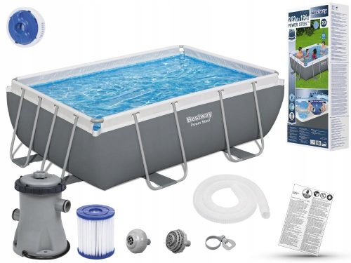Bestway rechteckiger Rahmenpool 282 x 196 cm