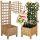  Wamar-Sosenka Blumentopf 40 cm x 40 x 120 cm Naturholz