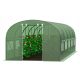 Folientunnel, Kunststoffplatten Folientunnel 18 m² 6 x 3 cm grün