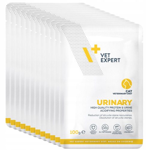  VET EXPERT URINARY CAT 100g Beutel - Veterinär-Nassfutter für Katzen